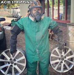 Alloy wheel refurbishment