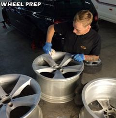 Alloy wheel refurbishment
